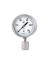 T01-000-016 Ultrapure gas pressure gauges RSCh 63-3 VCR-F-connection, bayonet ring case stainless steel, safety category S3 according to DIN EN 837-1, in ECD-quality, pressure gauges for special applications, mechanical pressure measurement by ARMANO