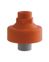 7190 Diaphragm seals plastic model 3-part version MDM 7190 PN 10 at 20 °C (68 °F) PP fibre-glass reinforced EPDM PTFE-coated at the medium side female thread chemical seals for special applications by ARMANO
