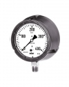 Capsule gauges for low pressure KPPG 4½ inch process gauges polyamide screw ring case black process gauges according to US standards pressure gauges for special applications mechanical pressure measuring instruments by ARMANO