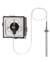 8225.90 Gasdruckthermometer TFQS144 quadratische Thermometer mit Grenzsignalgeber für Schalttafeln schmaler Frontrahmen schwarz Quadratgehäuse ARMANO