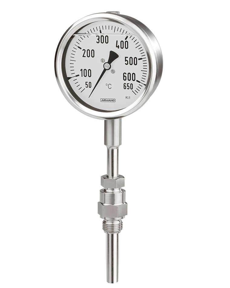 8291 Spezial-Gasdruck-Thermometer Dieselabgas-Thermometer, starre Verbindung zum Fühler ARMANO